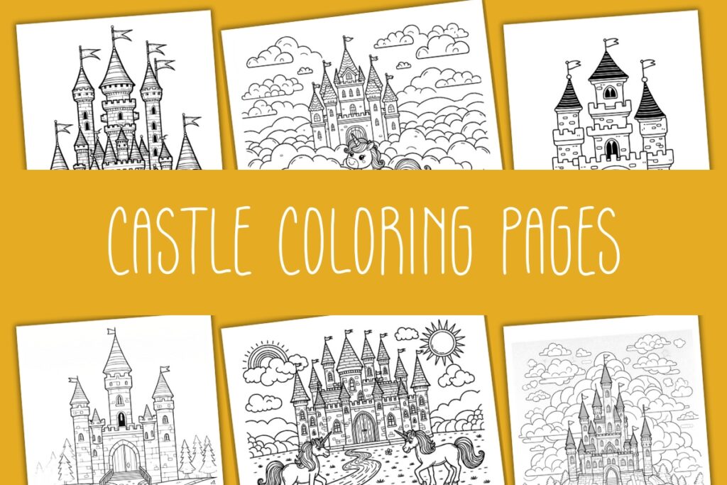 castle coloring pages