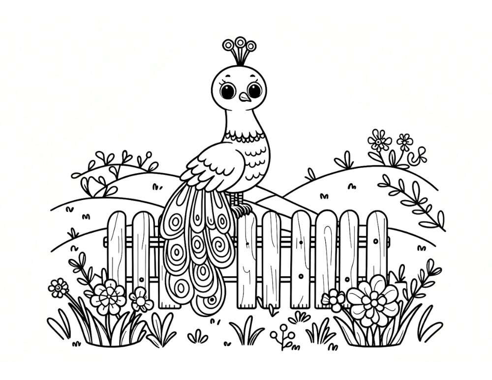 printable peacock coloring pages,  PDF, Free Printable