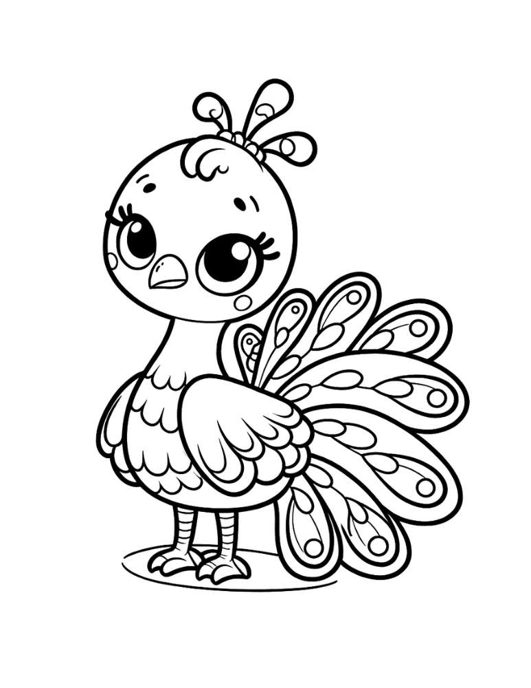 printable peacock coloring pages,  PDF, Free Printable