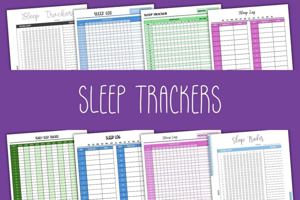 printable sleep tracker