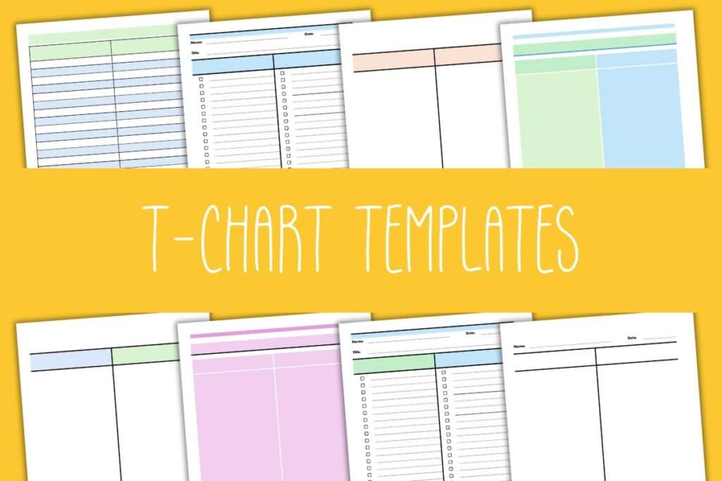 t-chart templates